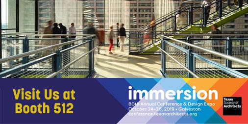 wagnercompanies's tweet photo. Are you heading to the @TXArchitects 80th Annual Conference and Design Expo this week? Be sure to stop by booth 512! We'd love to talk to you about the latest trends in architectural railing design. #TxA19 https://t.co/N03oXisyUs