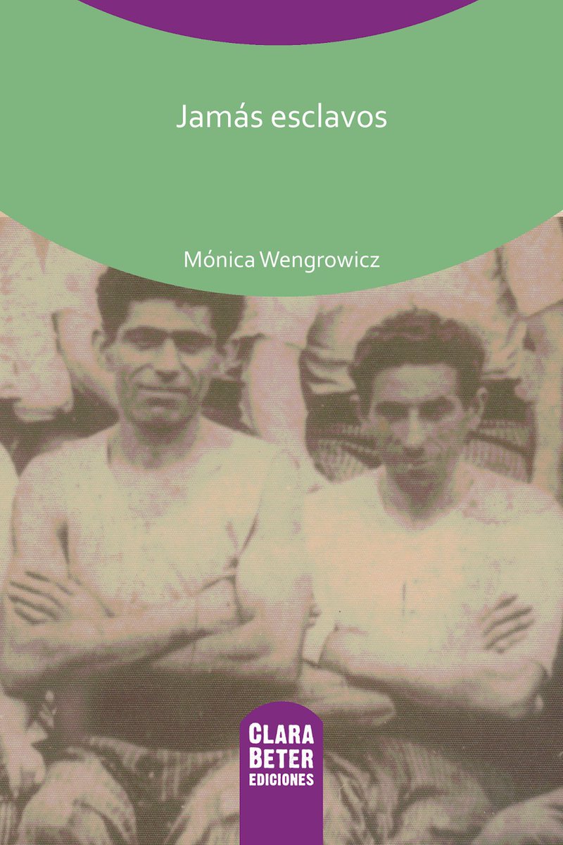 📗El Libro "Jamás Esclavos" de Mónica Wengrowicz fue declarado de Interés Legislativo por Resolución 172/19.

▶️La novela es un texto de ficción con contenido histórico que debería ser incluido como material de lecturas recomendadas para el nivel secundario ‼️