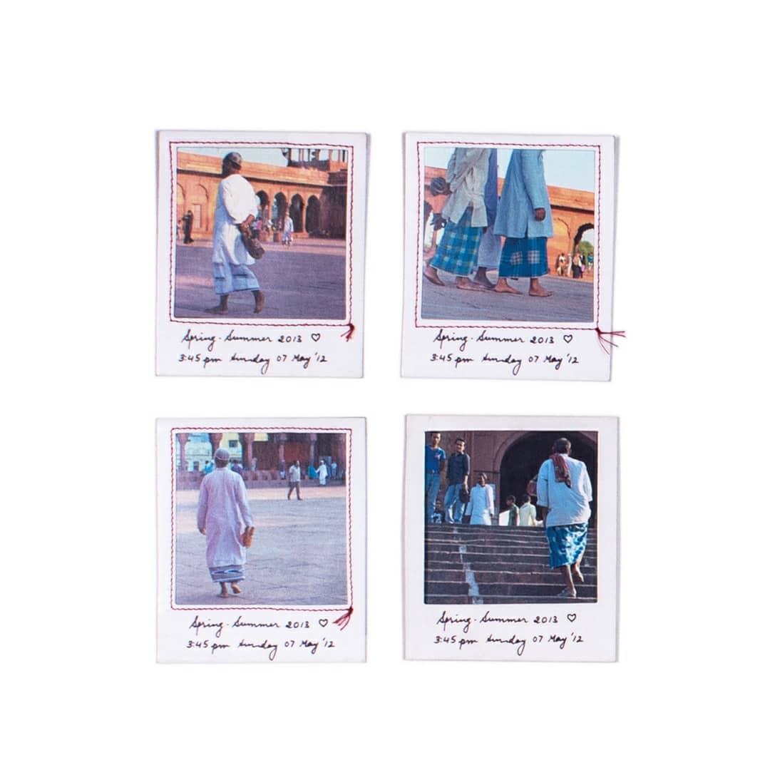 ilovepero's tweet photo. For spring-summer 2013 ‘Chikankari’ what caught our eye was, people outside mosques dressed in long white kurtas teamed with striking blue-checkered lungis. .
#chikankari #springsummer2013 #paperart #10yearsofpero #presskitsofpero https://t.co/5wVfMRoNXy