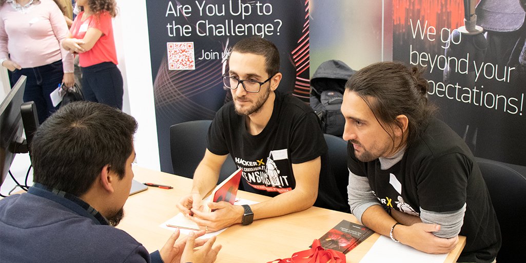 Crossjoin_PT's tweet photo. Yesterday, we were at HackerX in Lisbon!
The speed dating event allowed us to meet people with a lot of potential.
We enjoyed it, as usual!👌 😉
#Crossjoin #HackerX #wearehiring #recruiting #job #IT #KenshisofIT https://t.co/7kuRQEfi5e