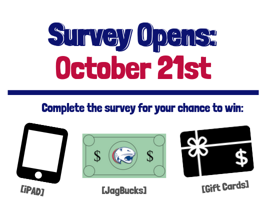 Have you seen the Financial Wellness Survey email from Trellis in your JagMail yet?

This survey will help USA learn more about your experiences and opinions concerning how you pay for college and how you address money issues.

Your opinion matters to us! Survey closes Nov. 11th.