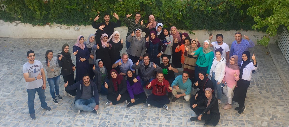 ReBootKAMP's tweet image. Future software engineers from Gaza and West Bank rocking Cohort 7. Thanks to @ANERAorg @HackReactor and @sap4good 

#eXtremeLearning #Gaza #Palestine #WestBank #HackYourWayOut #FutureOfLearning #DigtialEconomy #javascript #ReactjsDeveloper #education  #SoftwareEngineers #Winning