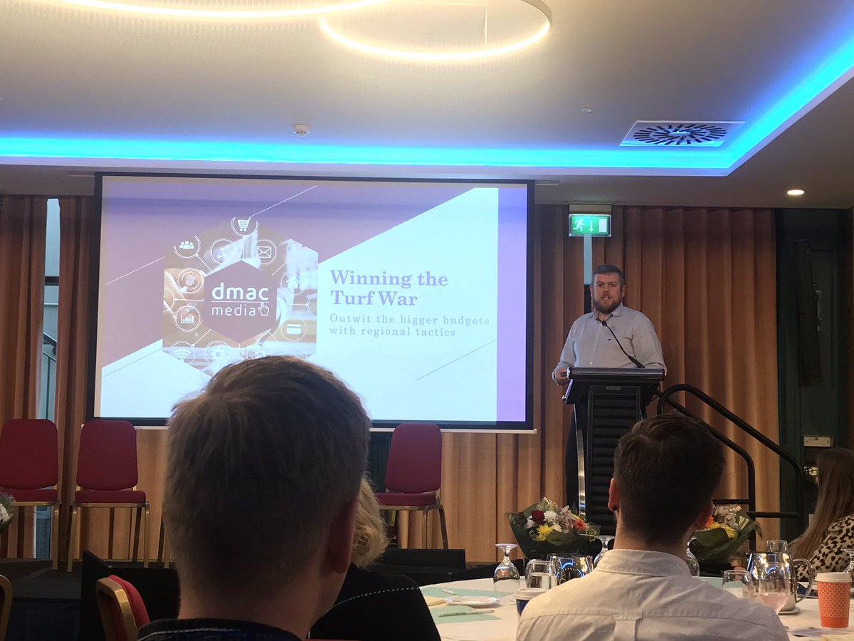 AmelleRZ's tweet photo. Dave McEvoy from @DmacMedia teaching us how to outwit the bigger budgets companies by adopting regional tactics! #3XEDigital #3XESearch @3XEDIGITAL https://t.co/l44UC1CitZ
