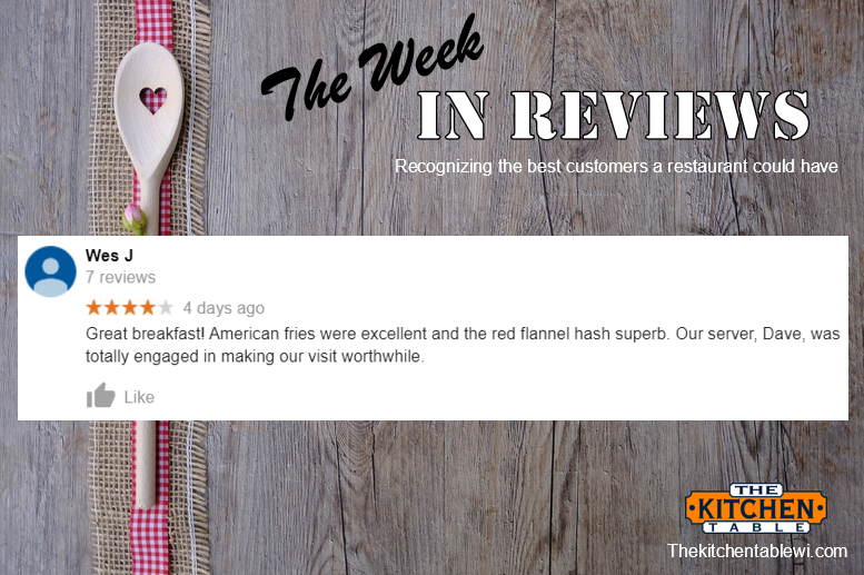 KitchenTableWI's tweet image. Thank you, Wes❣️ ❣️ #TWIR #TheWeekInReviews