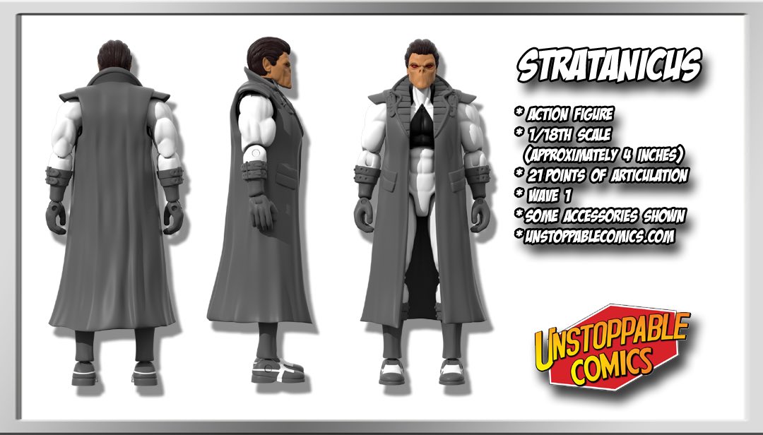 Here is a look at the villainous Stratanicus #actionfigure from #UnstoppableComics. If u haven’t heard about them yet, the #figures will launch on #kickstarter in Jan. #UCusNow #toys #actionfigurecollector #actionfigureaddict #plasticcrack #superherotoystoresale #actionfigurepics