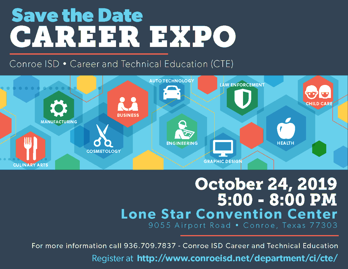 Tomorrow is the day!!!  CISD Career Expo!!
