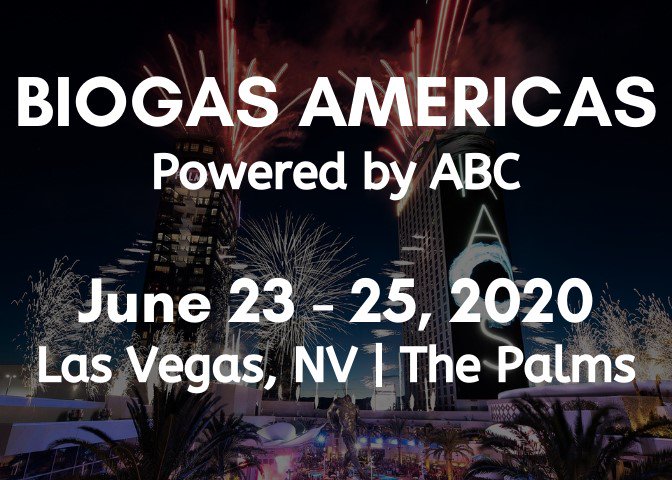 Save the Date: BIOGAS AMERICAS - Powered by ABC! June 23-25, 2020 | The Palms | Vegas. Click on for more details, to add it to your calendar, and sign up for alerts: conta.cc/35VQhlw #biogasamericas #biogas #anaerobicdigestion #landfill #RNG #farmers #wastewater #foodwaste