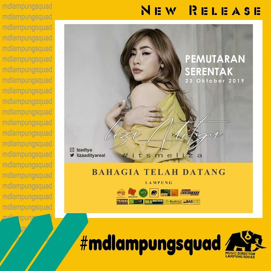 Hari ini <a href="/Lizaadityareal/">Lizaaditya</a> merelease single BAHAGIA TELAH DATANG. Perdana kita putar serentak hari ini guys. Stay tune.
Md @Kaka_Aditya25 
#pemutaranserentak