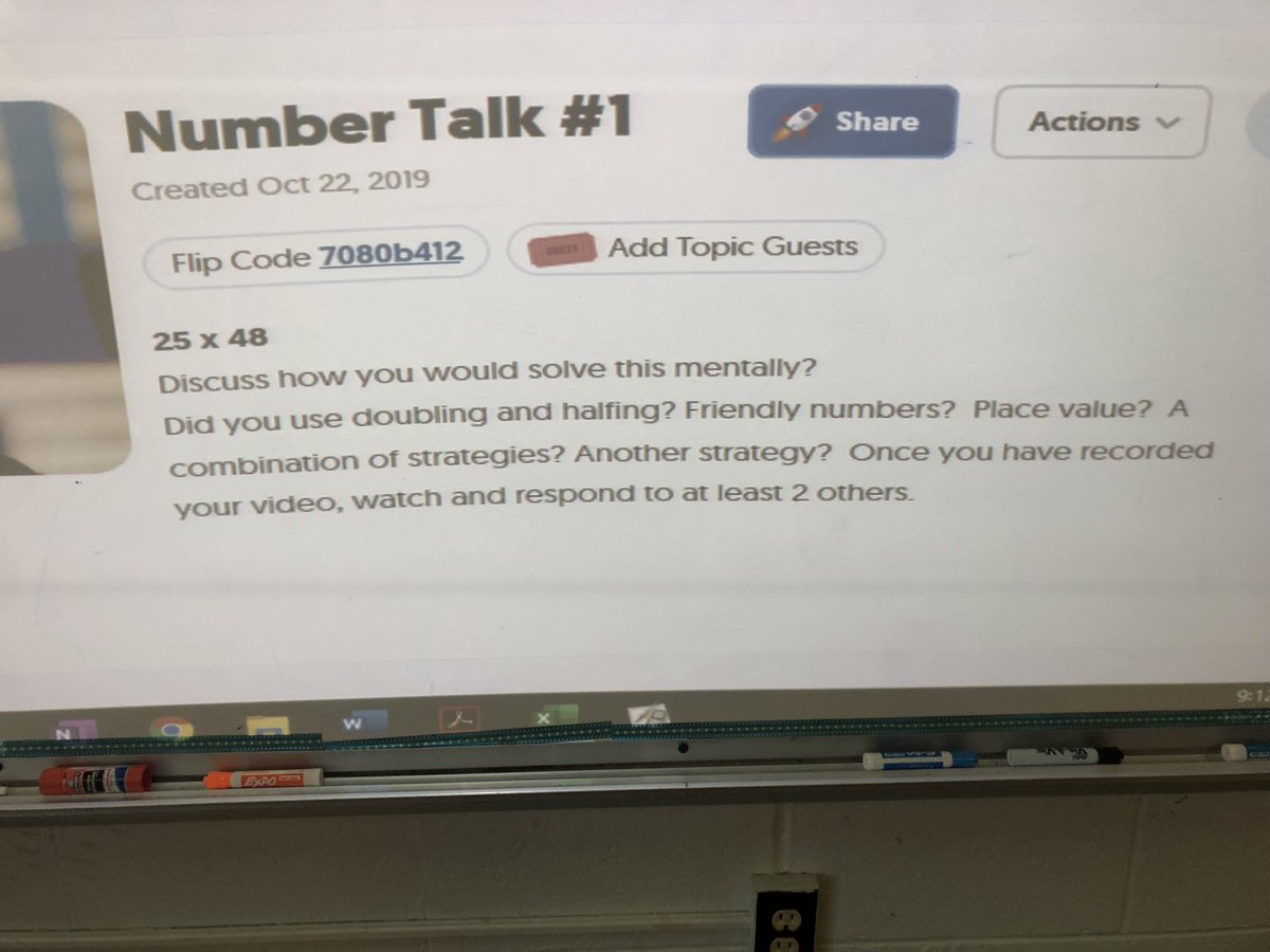CCPS_FreedomES's tweet photo. 5th grade students in Mrs. Castner’s class are using FlipGrid to make videos sharing their thinking on how they solved a math equation. Then they are watching other students’ videos and responding to their thinking. #mathismorethanarightanswer #technologyasatool https://t.co/kZ83SQu9zA