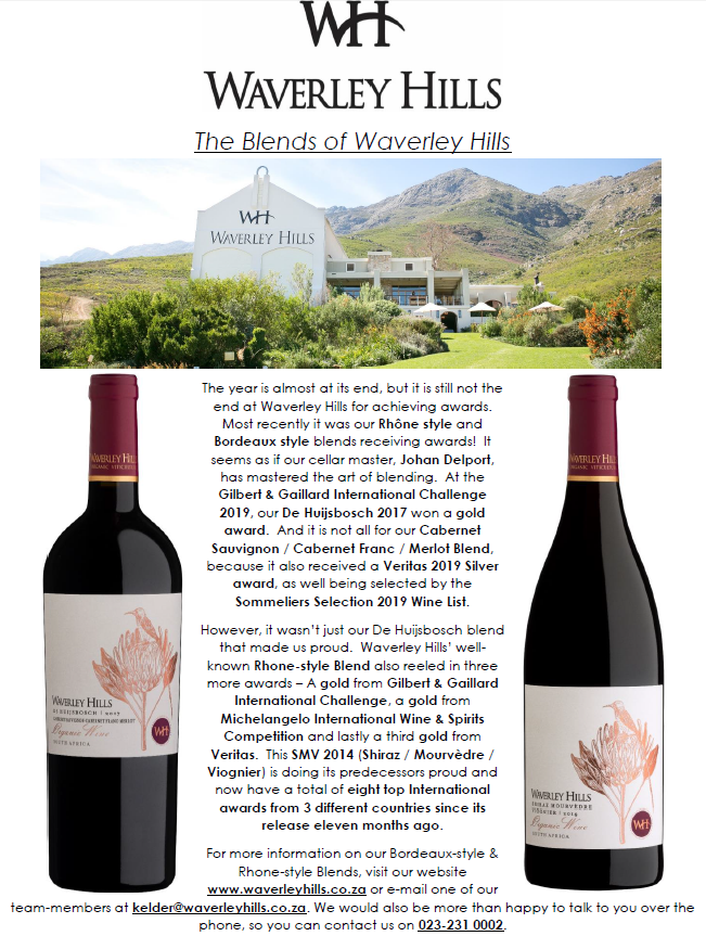 Waverley Hills Wines (@waverleyhills) on Twitter photo 