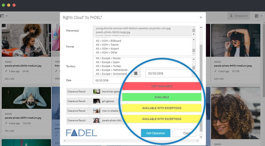 FADELSoftware's tweet photo. Need more #ContentRights? Right from the Rights Cloud clearance screen you can fire off a workflow email request to ask for additional #AssetRights based on the clearance criteria &amp; results https://t.co/sQ0bB3RYVi https://t.co/ws0YEjiWzP