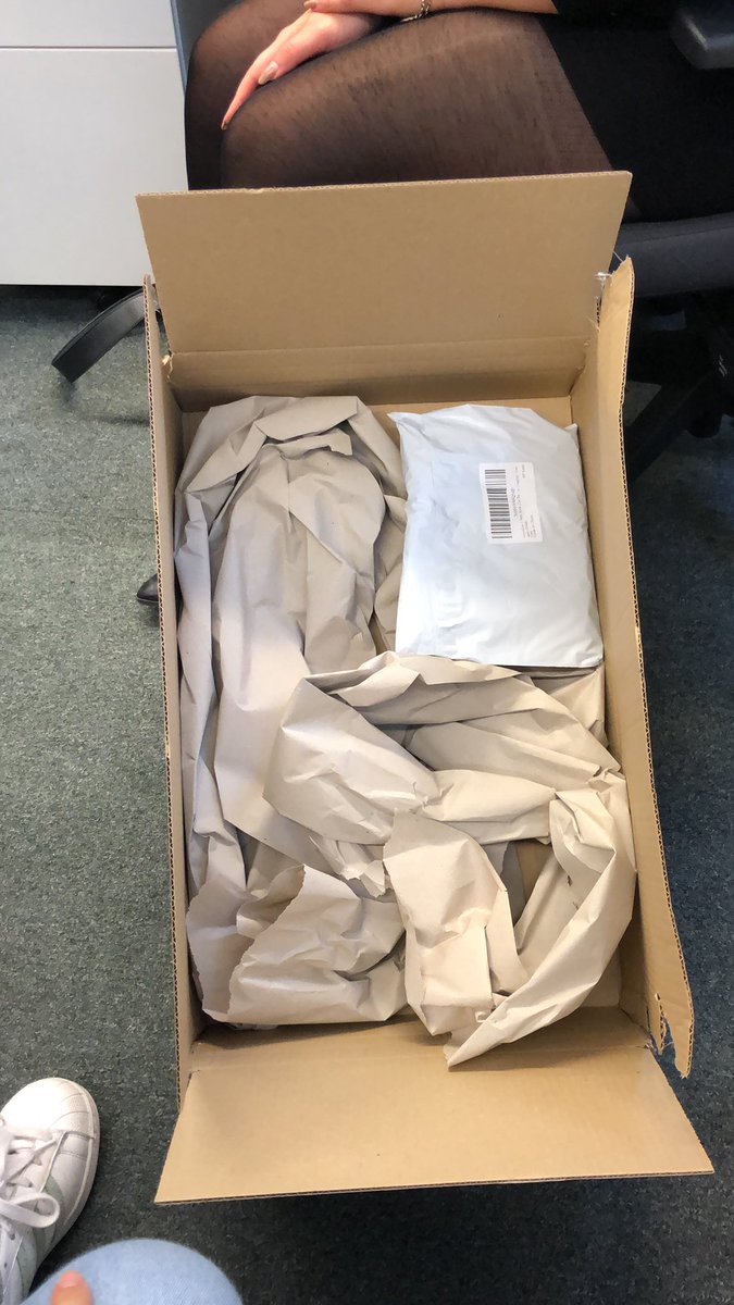 maja1214's tweet photo. @AmazonUK how many trees did you need to kill to send me one tiny little purchase? You would think with everything going on you’d cut down on this ridiculous packaging https://t.co/XYU8MZQRgD