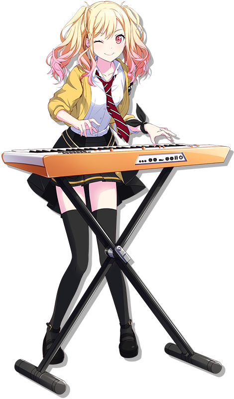From the group Leo/needThis is Tenma Saki!Her voice actress is Isobe Carin, who has appeared in The IDOLM@STER: Shiny Colors as Tsukioka Kogane.