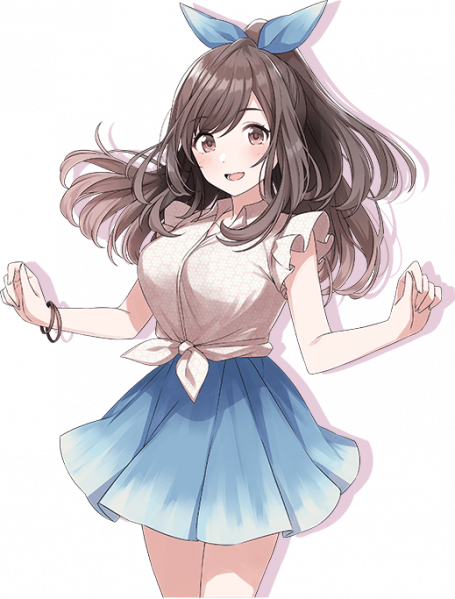 From the group Leo/needThis is Tenma Saki!Her voice actress is Isobe Carin, who has appeared in The IDOLM@STER: Shiny Colors as Tsukioka Kogane.
