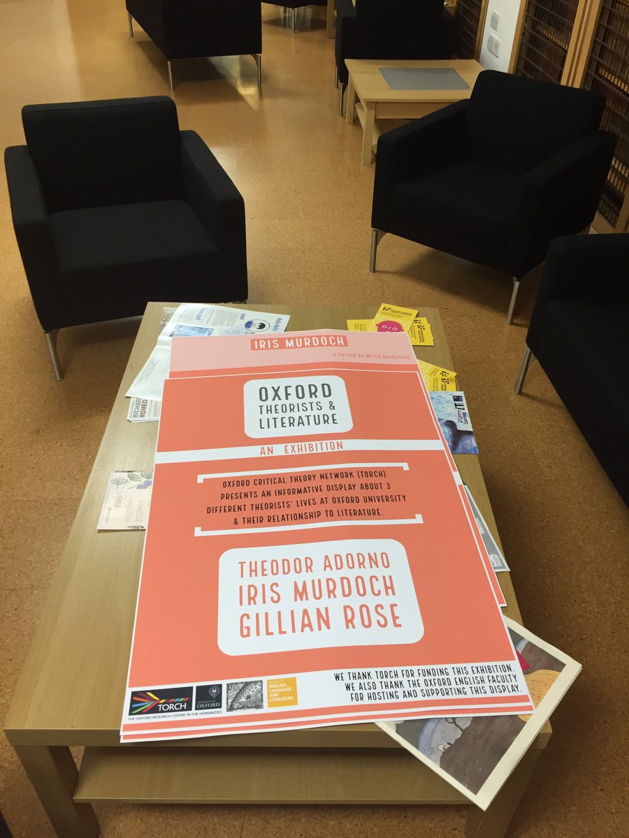 OxfordTheory's tweet photo. Currently putting the exhibition up! @TORCHOxford #TheoriesOfReading https://t.co/O9CeHMVNZG