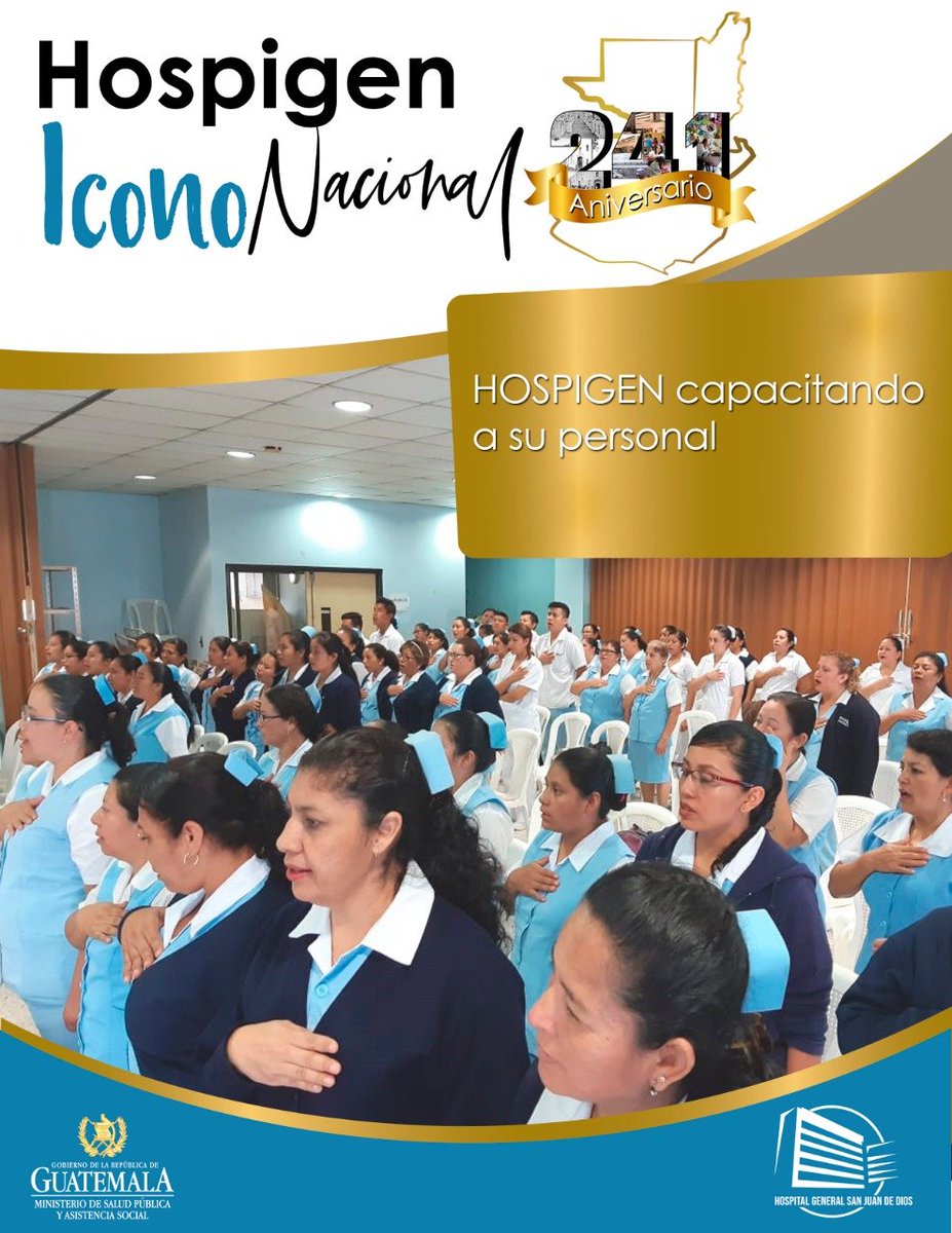 HospigenGT's tweet photo. En #HospigenGT es importante que todo el personal brinde un servicio de calidad a la población, es por eso que diferentes áreas y servicios realizan diferentes actividades entre ellas capacitaciones, talleres y jornadas científicas informativas. @MinSaludGuate #MSPAS #Salud #241A https://t.co/MZPPitNxg5