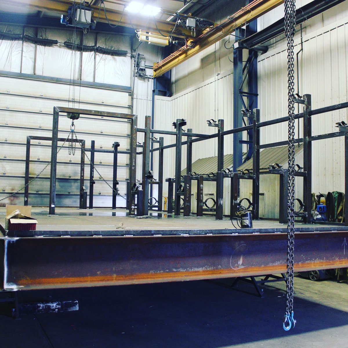 MascoSteel's tweet photo. Two more skid packages in our manufacturing facility here @MascoSteel . Masco is a CWB Certified manufacturing facility with COR Certification. #yegmanufacturing #welding https://t.co/Iy8jRBInTu https://t.co/Ei8LdaIwBt