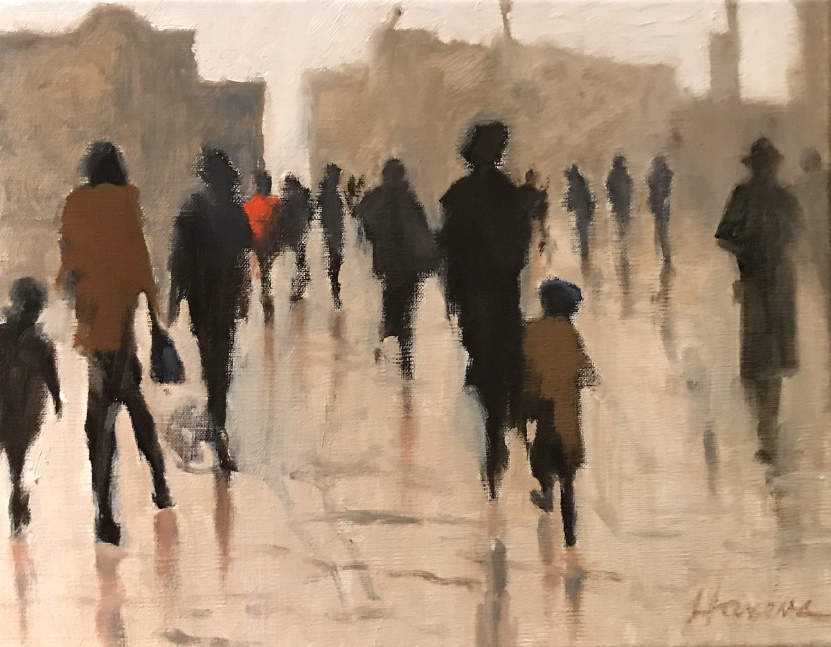 Betsy Havens “A Calm and Old World” Oil 11x14 #betsyhavens #burroughschapinartmuseum Show running now. #oilpainting #painting #figurativepainting