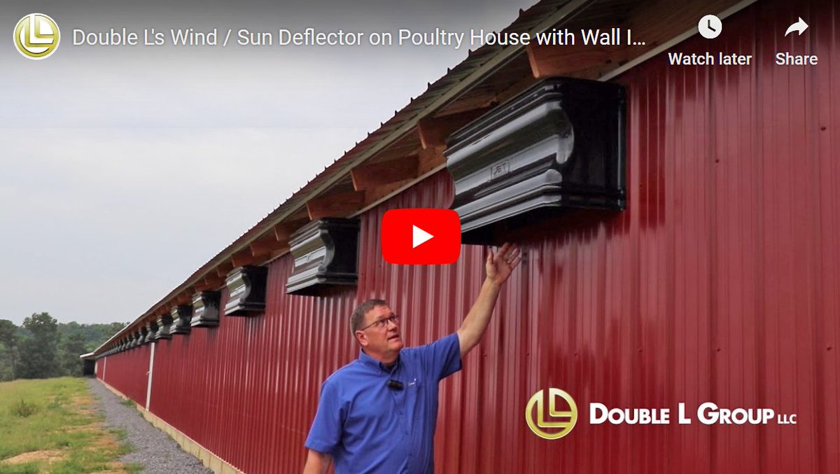 doublelgroup_ag's tweet photo. Proven to be most efficient poultry hood on market, our Wind/Sun Deflector was designed for minimal air restriction, delivering more air than standard hoods on today's poultry houses. View video at https://t.co/FwtQD6dPie #poultry #turkey #chicken #ventilation #ventilationsystem https://t.co/EtBkaw5kBY