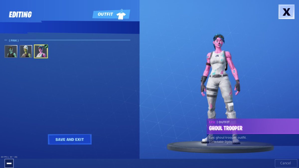 Fnbrbananik Fortnite Leaks News On Twitter Ghoul Trooper Owners Are Getting The Pink Style Now Ghoulchord