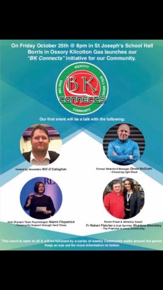 BorrisKilcotton's tweet photo. Brilliant event takes place this Friday night, hosted by Newstalks Will O Callaghan we have Athletics Coach Fr Bobby Fletcher, Irish Sprinter Sharlene Mawdsley, Ms Niamh Fitzpatrick &amp; Mr Derek McGrath,  Free event, all welcome!!! https://t.co/o48M6TACL2