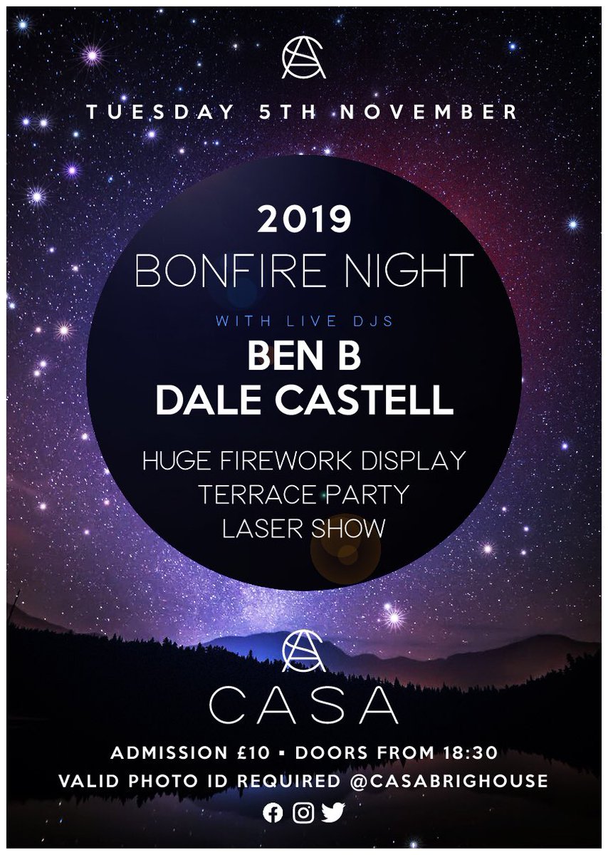 Remember, remember the fifth of November...
Our Bonfire Night event returns Tuesday 5th November and we’re getting excited!! With live DJs plus special guests and our huge fireworks display over the lake at 9pm, it’s definitely an event you don’t want to miss!