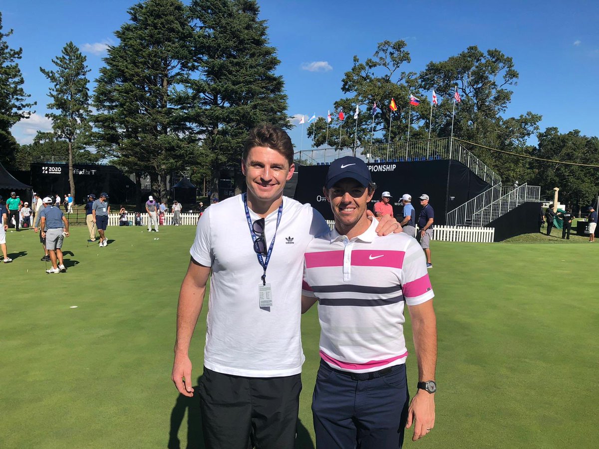 Great meeting you today @beaudenbarrett. Best of luck this weekend. @rugbyworldcup