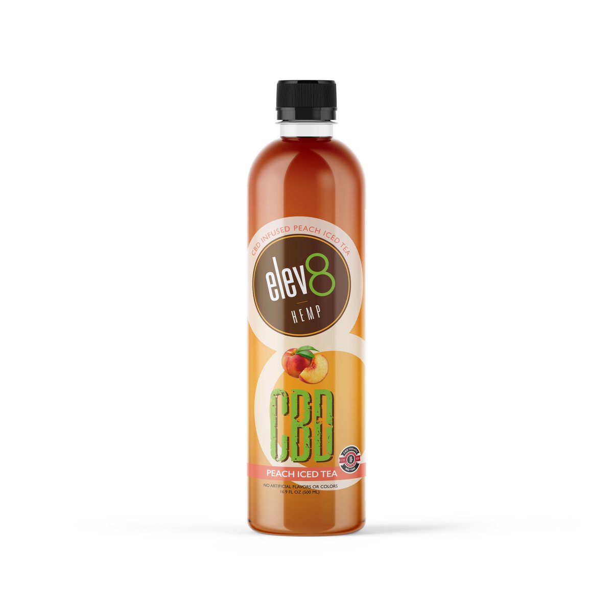 elev8hemp's tweet photo. NEW FLAVOR ALERT! Our new Peach flavored CBD infused Iced tea is going to be loved by many! $VATE https://t.co/XyjhIydQWr
