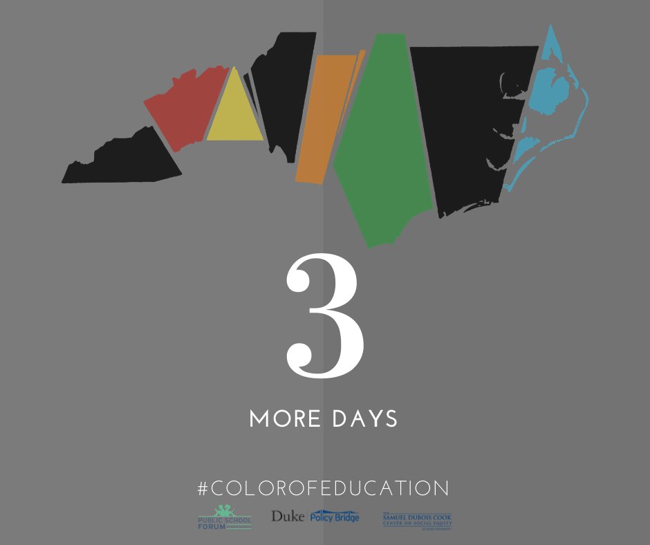 theNCForum's tweet image. Only three more days until 1000 NC education leaders come together to focus on race equity in education! #nced #ColorOfEducation