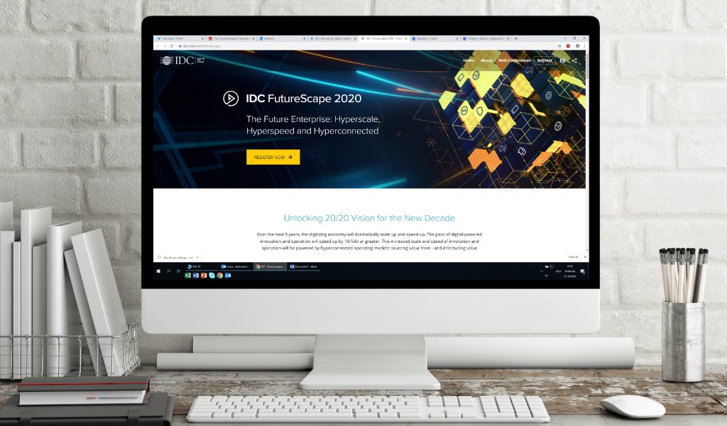 Am Dienstag kommender Woche ist es soweit: Wir läuten die #IDCFutureScape 2020 Webcast Saison ein! Melden Sie sich am besten gleich an: lnkd.in/dqQsTmY Ach ja: gerne weitersagen...