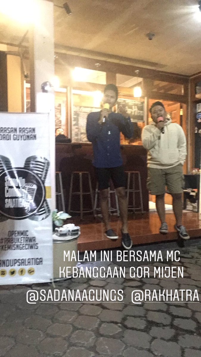 Malam ini dipandu si ngakak kocak <a href="/SadanaAgungS/">Sadana Agung S</a> &amp; <a href="/Rakhatra/">🔫</a>