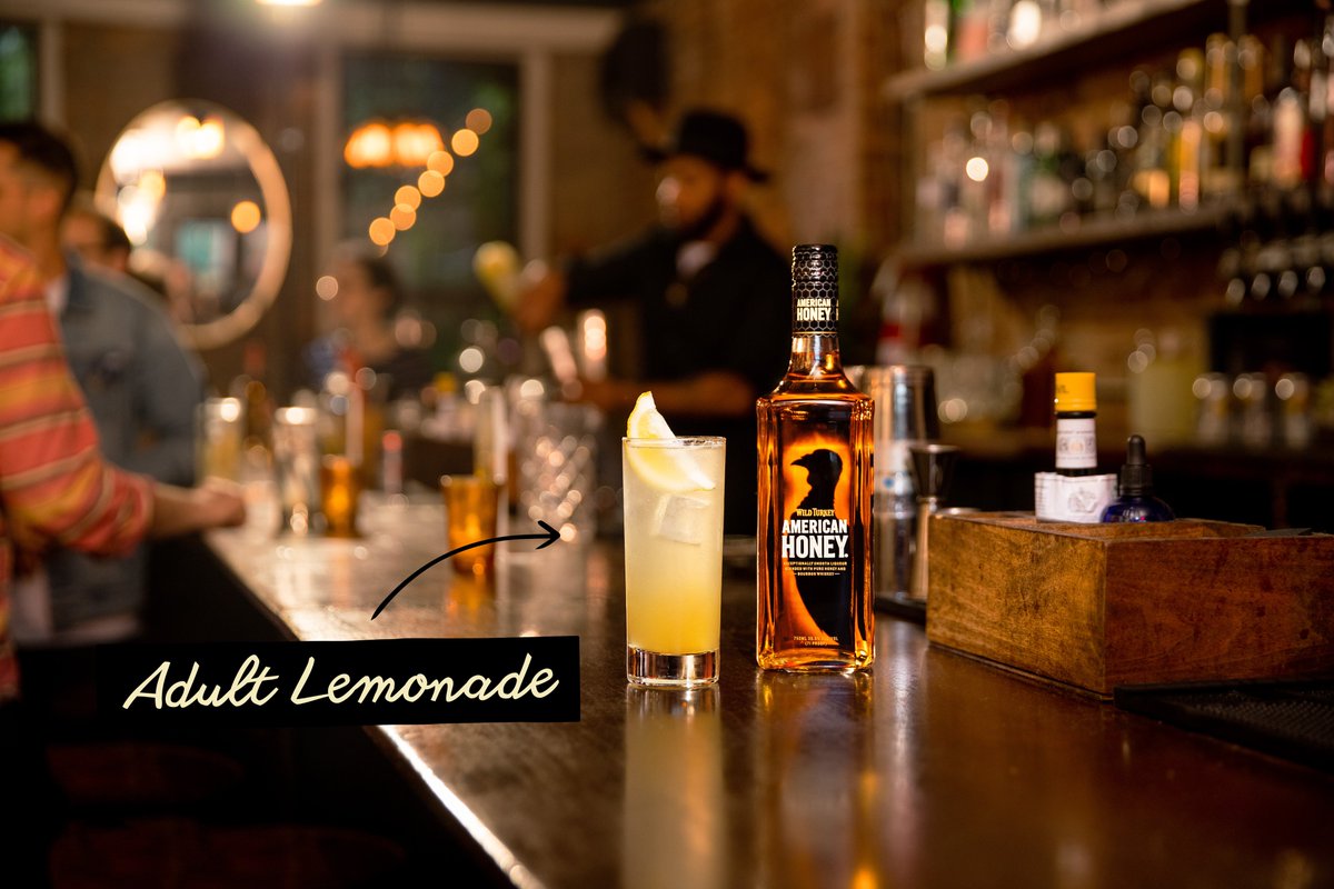 Real honey, real bourbon, real lemonade.