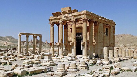 RusEmbJordan's tweet image. 🇷🇺 Per.Rep. at the #UNESCO A.#Kuznetsov: On the agenda is restoration of #Syria’n #world #heritage sites damaged by terrorists. We consider it necessary to launch a campaign for the old city of #Aleppo and #Palmyra. bit.do/fedtJ