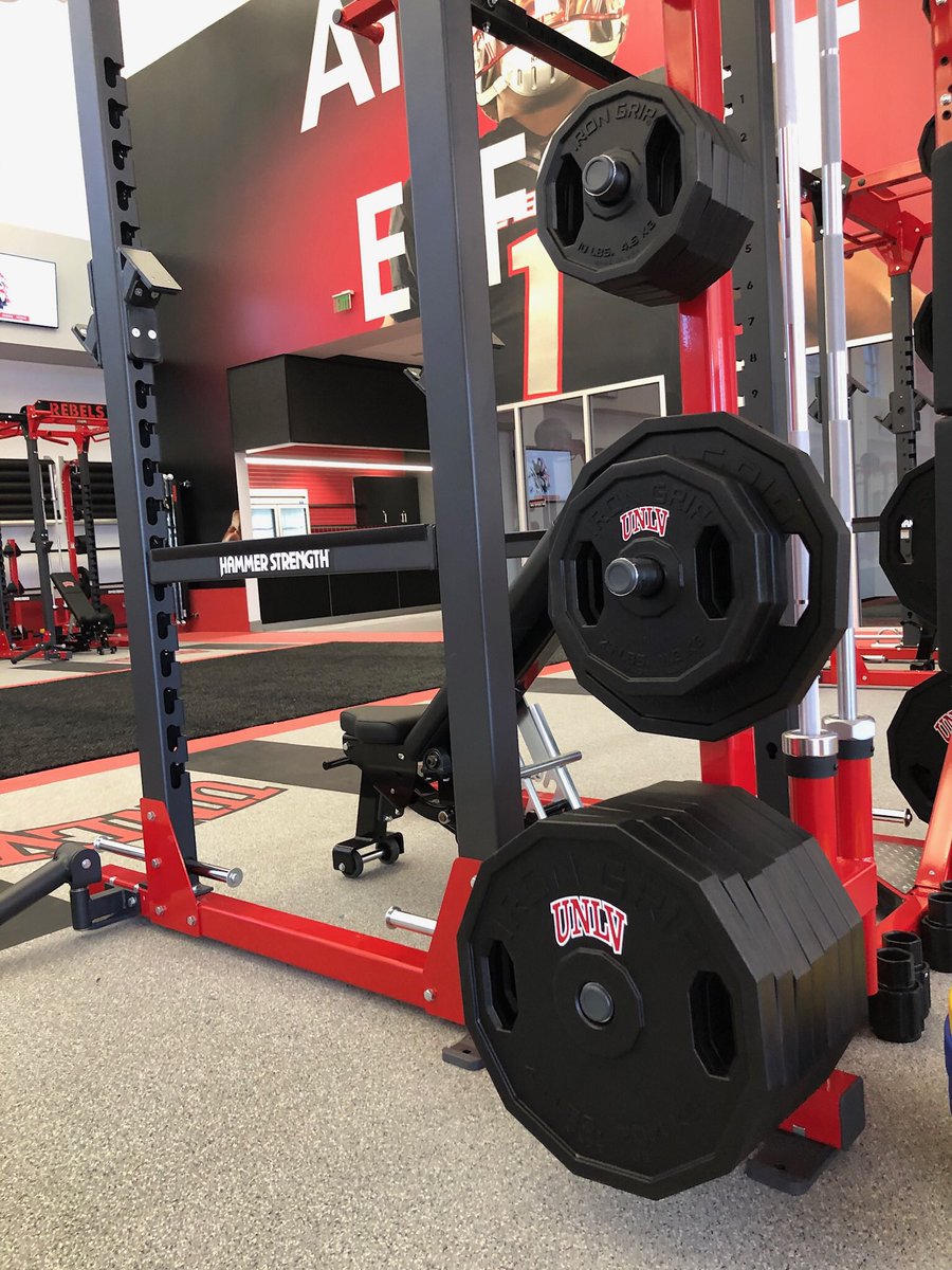 Iron_Grip's tweet photo. Awesome new football room for the Rebels.  @unlv @unlvfootball #poweredbyirongrip #madeinusa #xlhandles  #irongrip #anythingelseisacompromise #strengthandconditioning  #ncaafootball #fertittafootballcomplex #bearebel #americantothecore https://t.co/AuqGlTQnnA