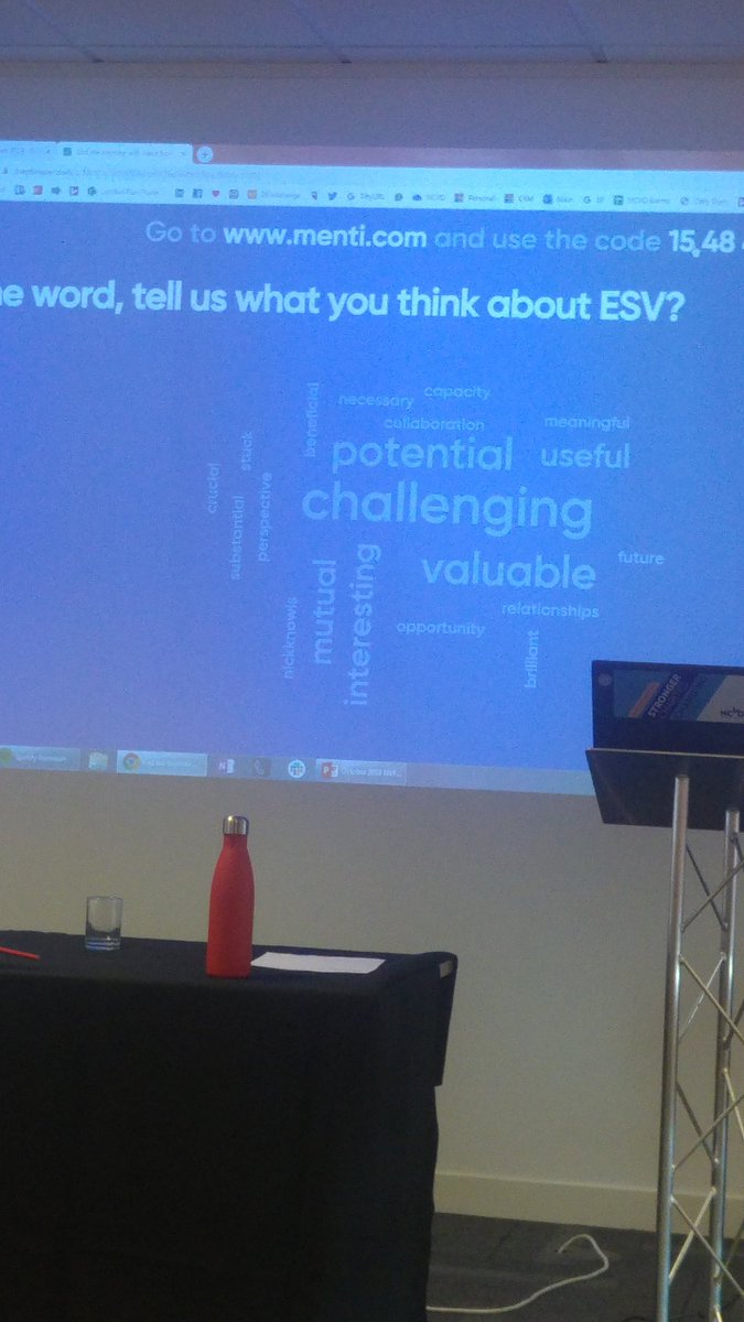 RayBlythe5's tweet photo. Great final debates about the value of ESV #VolForum @LeonardCheshire @NCVOvolunteers https://t.co/6SwosQT5Dm