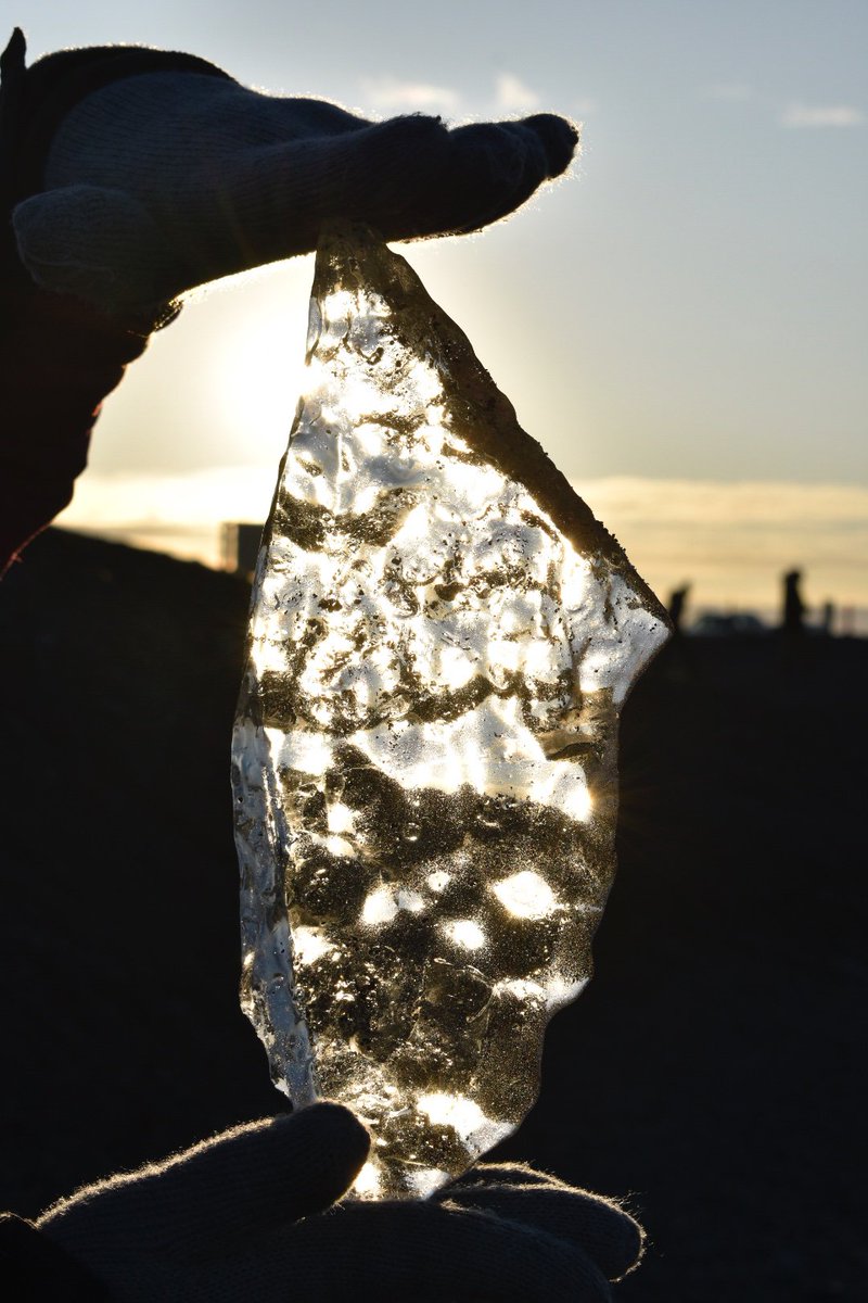 GeogDept_WHS's tweet photo. Visited the glacier lagoon this morning, incredibly beautiful and poignant - essentially a memorial to the disappearing glacier #ExploreWHS #WHSfun #WHSIceland @WimbledonHigh https://t.co/UlpAzIYU3S