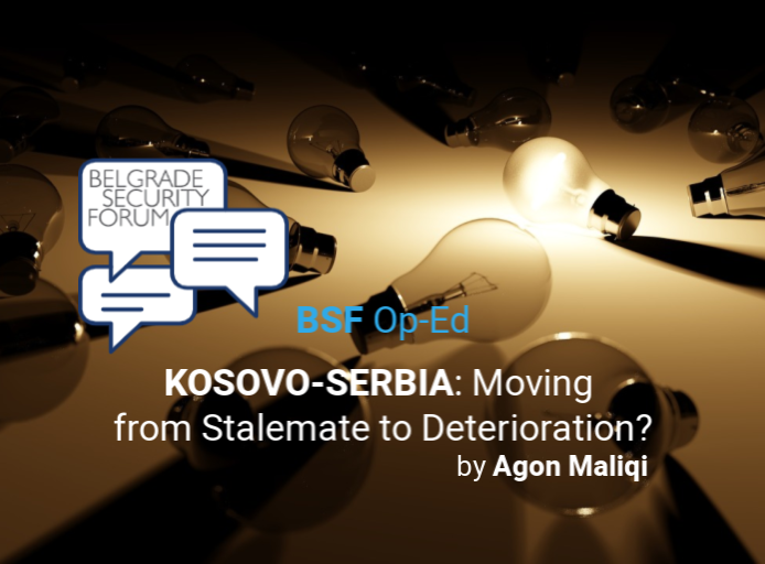 BelSecForum's tweet photo. Belgrade-Pristina Dialogue was the hot topic last week at #BelSecForum. Read #BSFOpEd by our speaker @AgonMaliqi @sbunker on what are the options available after the latest 🇪🇺 news on #EUenlargement https://t.co/sH07c3grW7 https://t.co/zPRhotuJTP