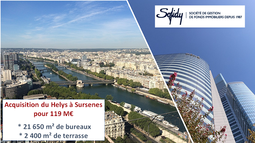 MySCPI's tweet photo. Nouvelle acquisition pour #Sofidy : le Helys à Suresenes pour 119 M€ https://t.co/KcQNvbXM60