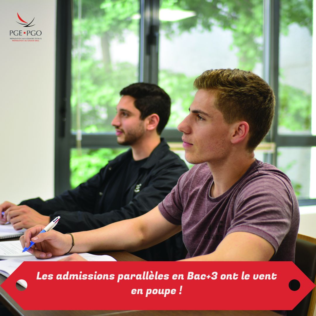 Découvrez notre nouvel article "Les admissions parallèles en Bac+3 ont le vent en poupe !" disponible sur blog ! #ecolesdecommerce #admissionsparalleles #trempin #passerelle #concours  pge-pgo.fr/conseils-conco…