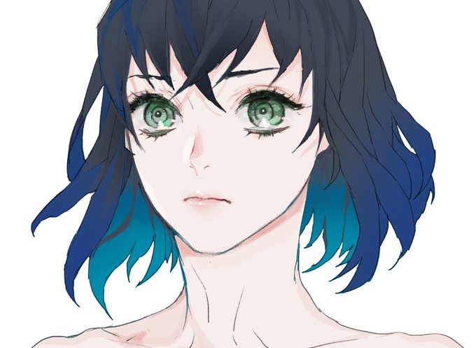 ねーぽん💪🥶💪さんがTwitterに投稿した嘴平伊之助(鬼滅の刃)のイラスト。