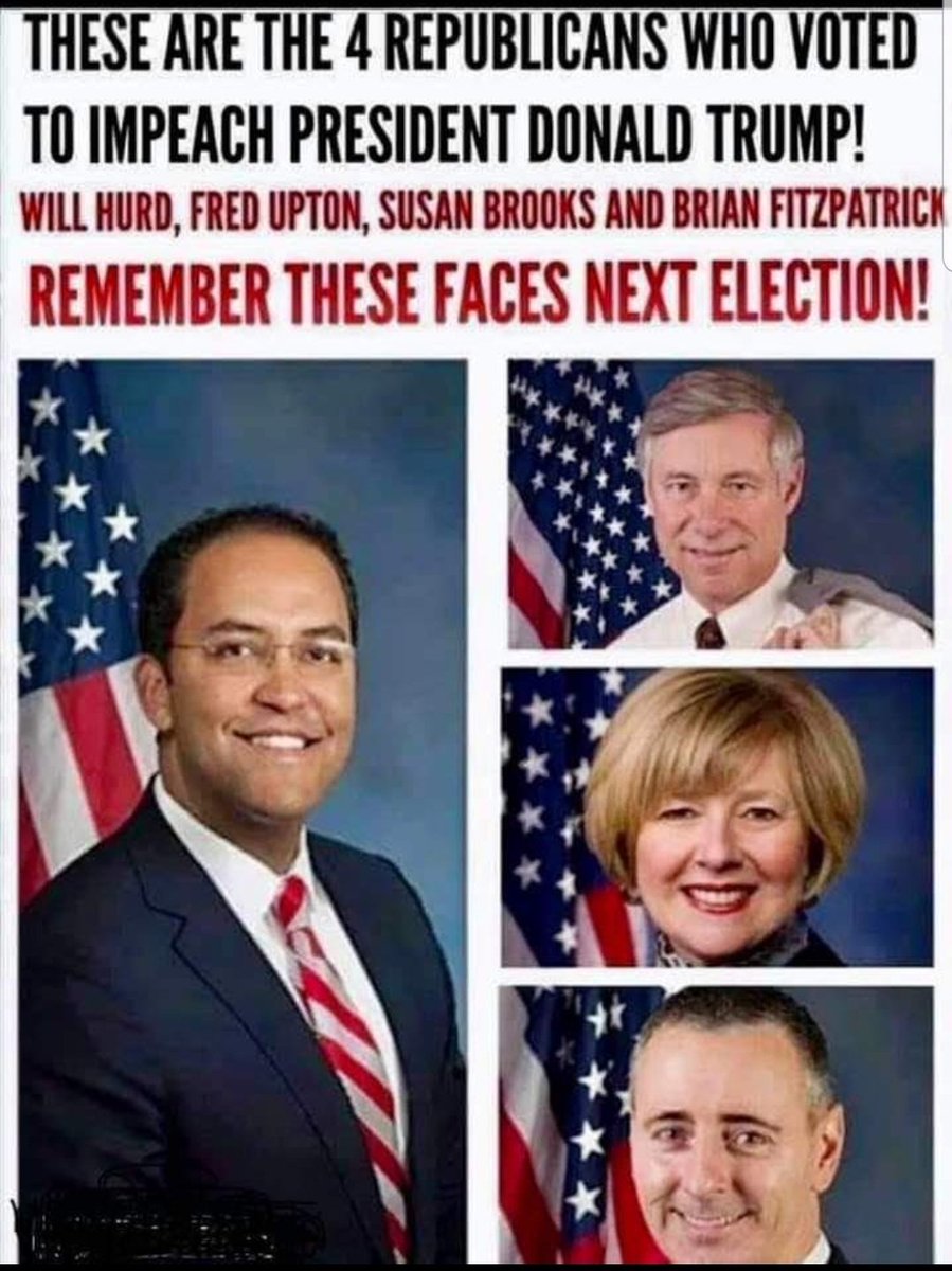 EtchJenny's tweet image. @WillHurd #FredUpton  @SusanBrooksIN #BrianFitzpatrick #PatriotsUnite vote these #Rhinos out! #DrainTheSwamp #DeepState #WWG1GWA