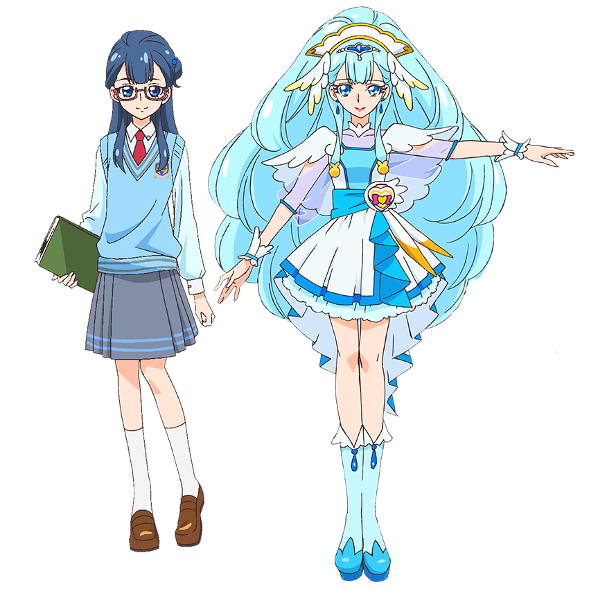 From the group MORE MORE JUMP!This is Hinomori Shizuku!Her voice actress is Hon'izumi Rina, who appears in HUGtto! PreCure as Yakushiji Saaya/Cure Ange.