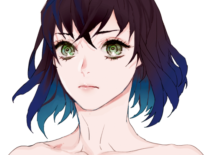 ねーぽん💪🥶💪さんがTwitterに投稿した嘴平伊之助(鬼滅の刃)のイラスト。