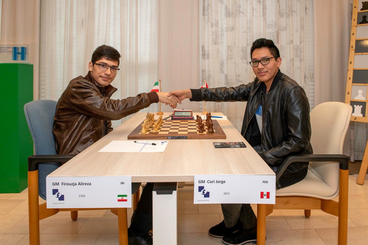 International Chess Federation on X: Alireza Firouzja beats Jorge Cori 3-0  in the match at the 23rd #Hoogeveen #Chess Tournament. 3 more games to go,  but the 16-year-old prodigy has already gained