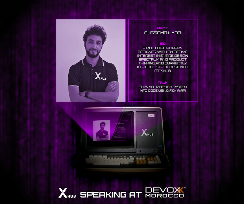 xhubio's tweet photo. #xAdvocacy
Our #xTalents 🤩 are rocking #DevoxxMA 🇲🇦 Stage to share their knowledge.
👉Meet @milleminial
🔥Get a ticket NOW: https://t.co/eJY6TfhyZi 🔥
#XHUB #xTalents #DevoxxMA #ITConf #Morocco https://t.co/ms3ZrhPC3l