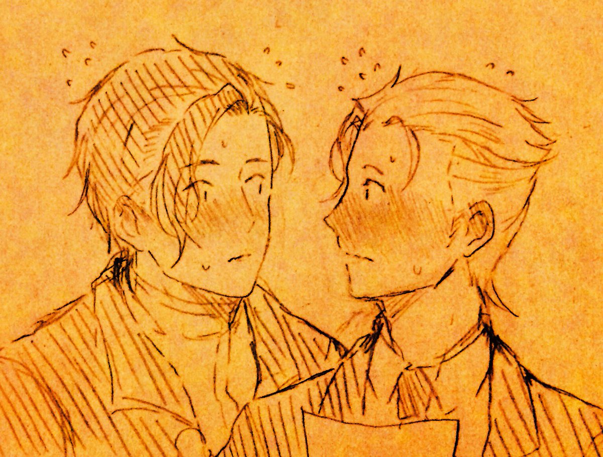 大佐×若茶
昨日描いてた落書きの4枚目の続きっぽいもの
※・甘め 
