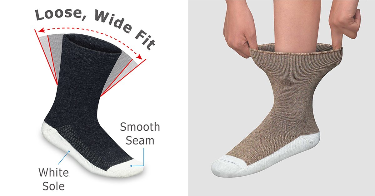 #Diabeticsocks are equally as important as #Diabeticshoes! They are designed to decrease the risk of foot injury, offer maximum blood flow, and keep the feet dry and healthy. Read the #Orthofeet blog here: bit.ly/35XdJih