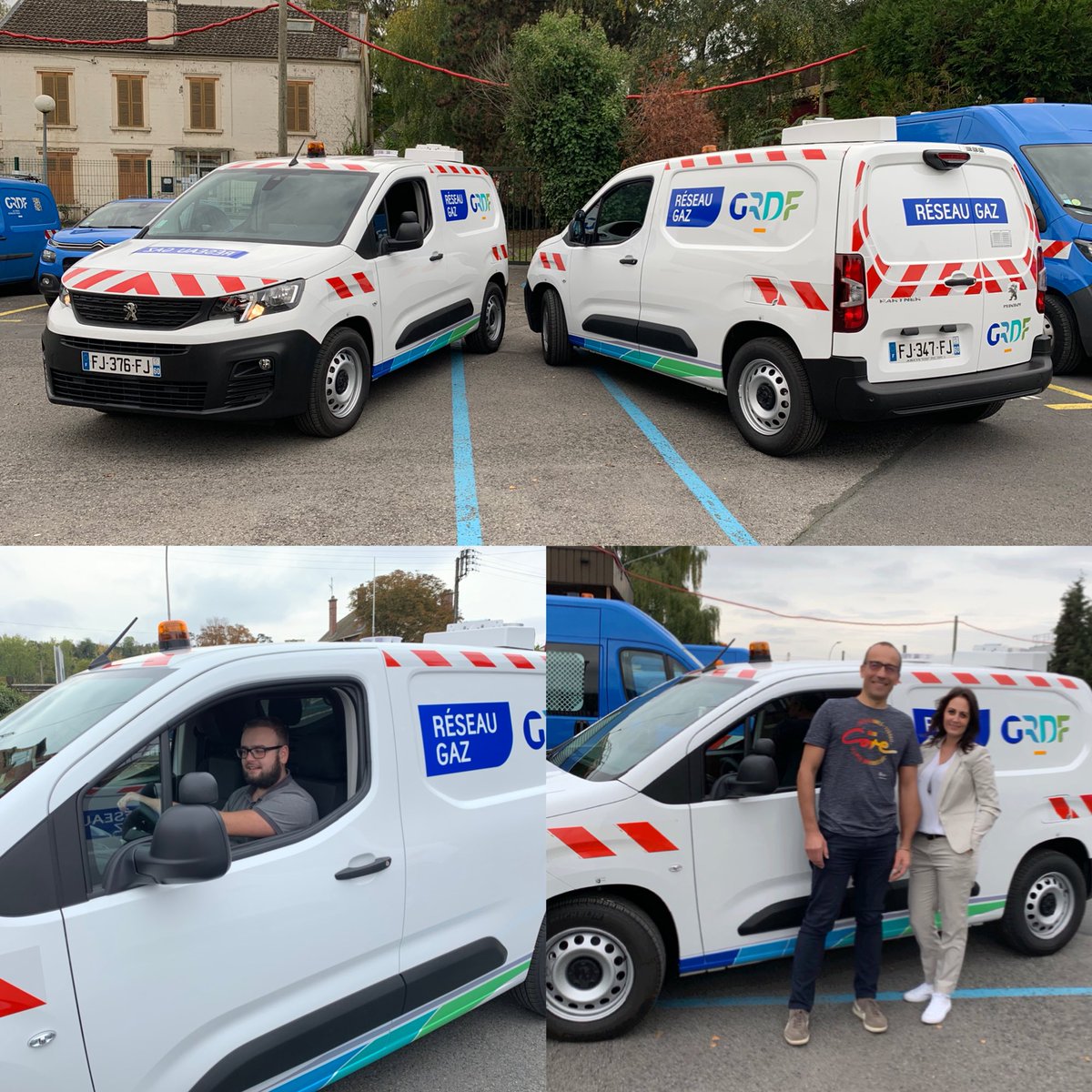 Pour nous aussi !! Livraison de 2 nouveaux véhicules sur Le site de Creil  pensés pour avancer #vertlavenir #GRDF <a href="/jef0170/">GOULETTE</a>