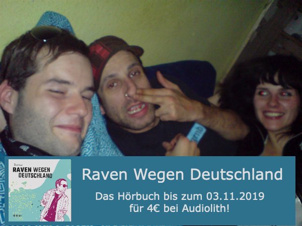 Das Hörbuch zu "Raven wegen Deutschland" wird heute 4 Jahre alt. Deshalb gibt es das Teil für kurze Zeit super günstig im Shop von Audiolith Records! <3
shop.audiolith.net/Torsun-Raven-w…