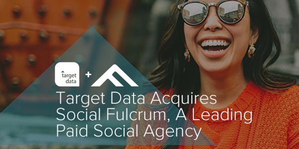 targetdatacorp's tweet image. An exciting day today as Target Data announces we have acquired @SocialFulcrum, a leading #Facebook &amp;amp; #Instagram direct response agency! businesswire.com/news/home/2019…